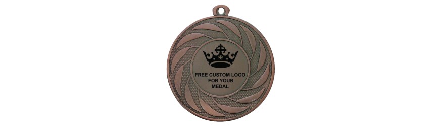 50MM IRON CUSTOM DOMED CENTRE MEDAL - GOLD, SILVER OR BRONZE 50MM IRON CUSTOM DOMED CENTRE MEDAL - GOLD, SILVER OR BRONZE